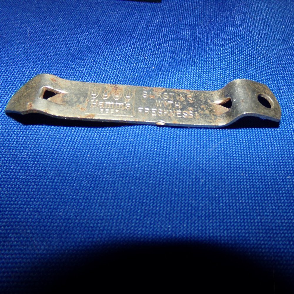 Vintage Metal Hamms Bottle Beer Opener